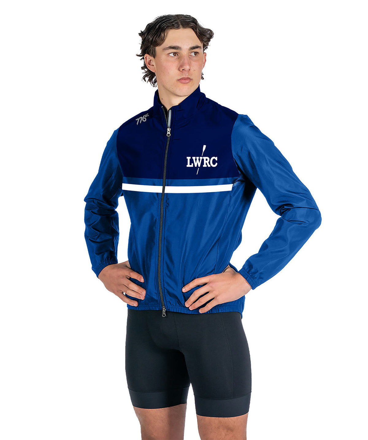 Men's Lake Washington Cirrostratus Wind Jacket - Blue/Navy
