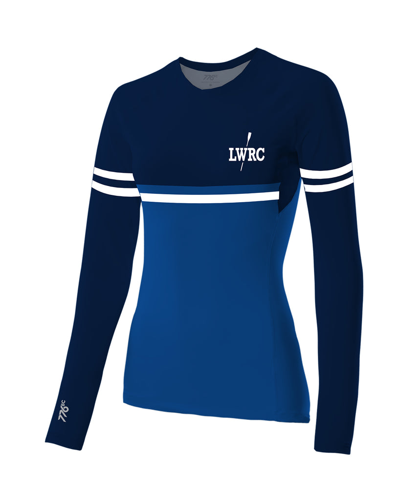 Women's Lake Washington LS Base Layer - Blue/Blue