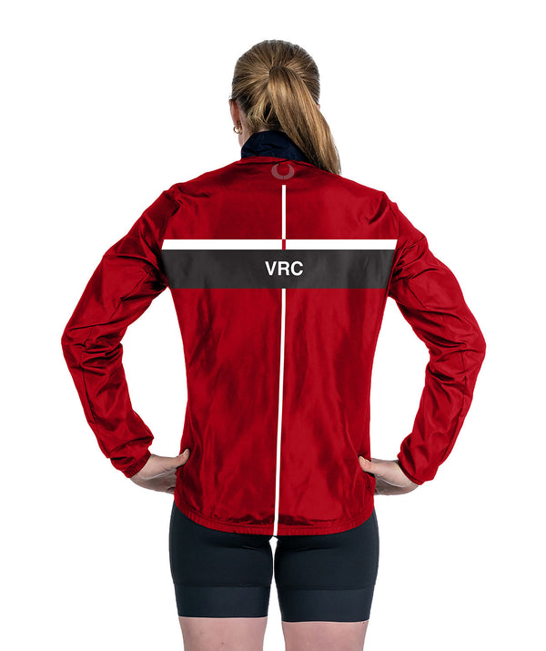 Women's Vancouver Rowing Club Cirrostratus Wind Jacket - Red/Black