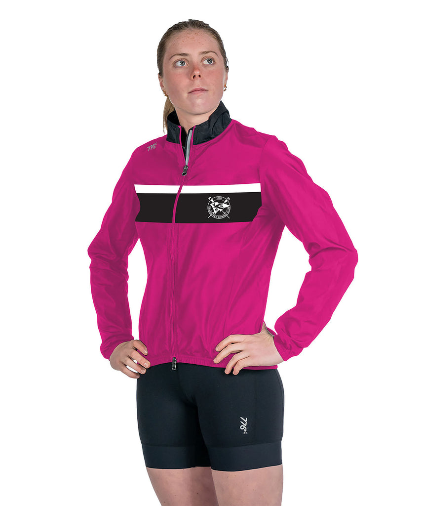 Women's Vancouver Rowing Club Training Cirrostratus Wind Jacket - Pink/Black