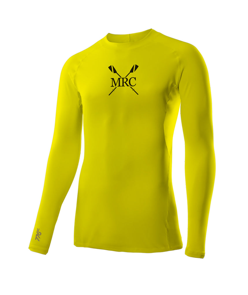 Men's Maritime Rowing Club Base Layer LS - Neon Yellow