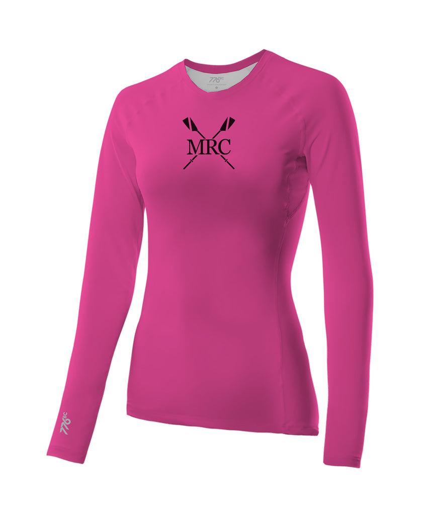 Women's Maritime Rowing Club Base Layer LS - Neon Pink
