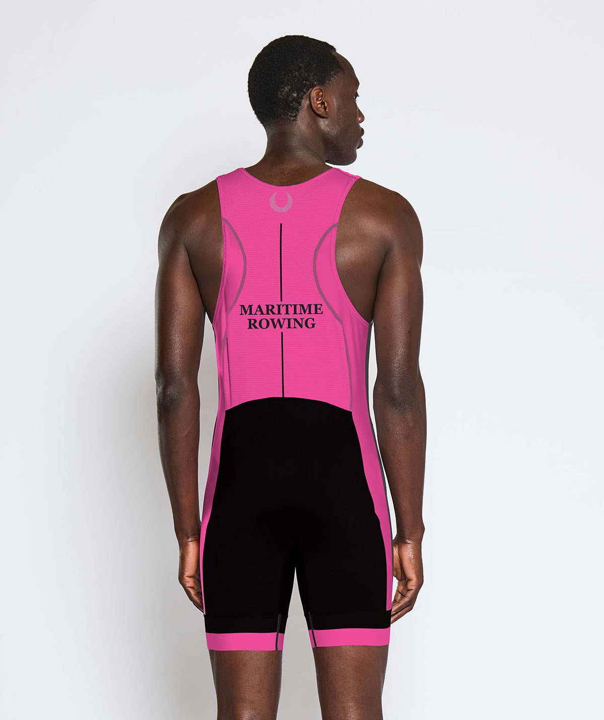 Men's Maritime Rowing Club Pro Unisuit - Black/Neon Pink