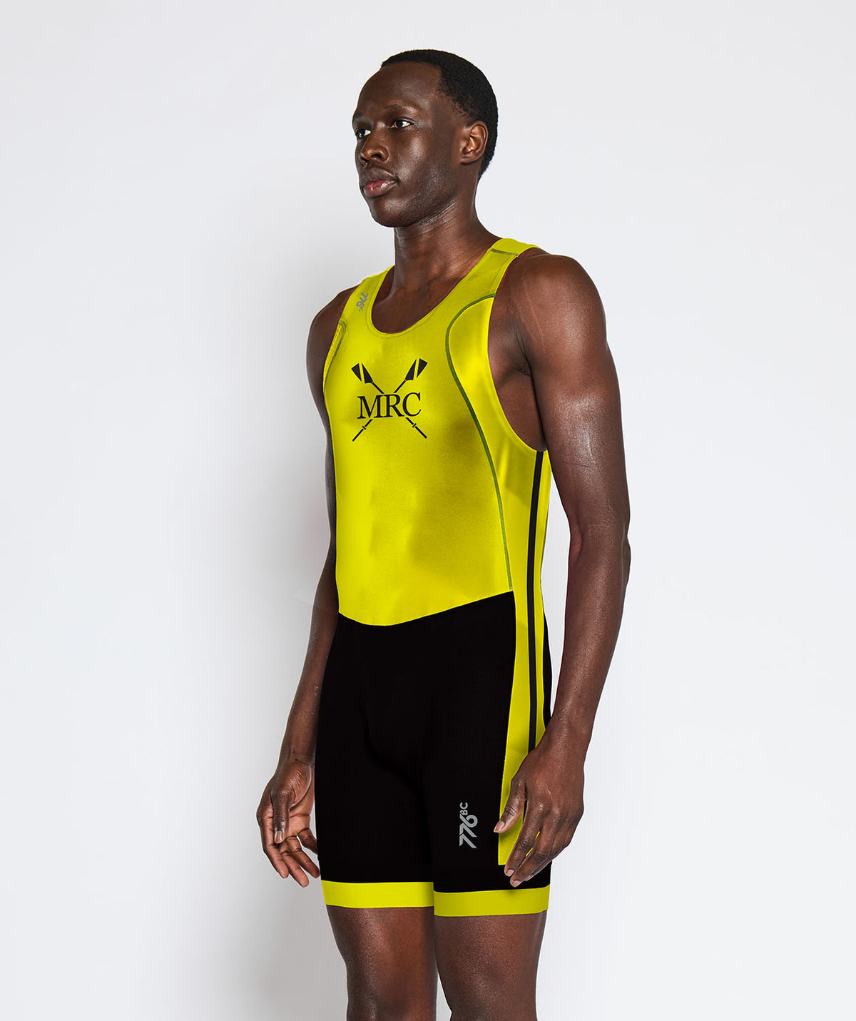 Men's Maritime Rowing Club Pro Unisuit - Black/Neon Yellow