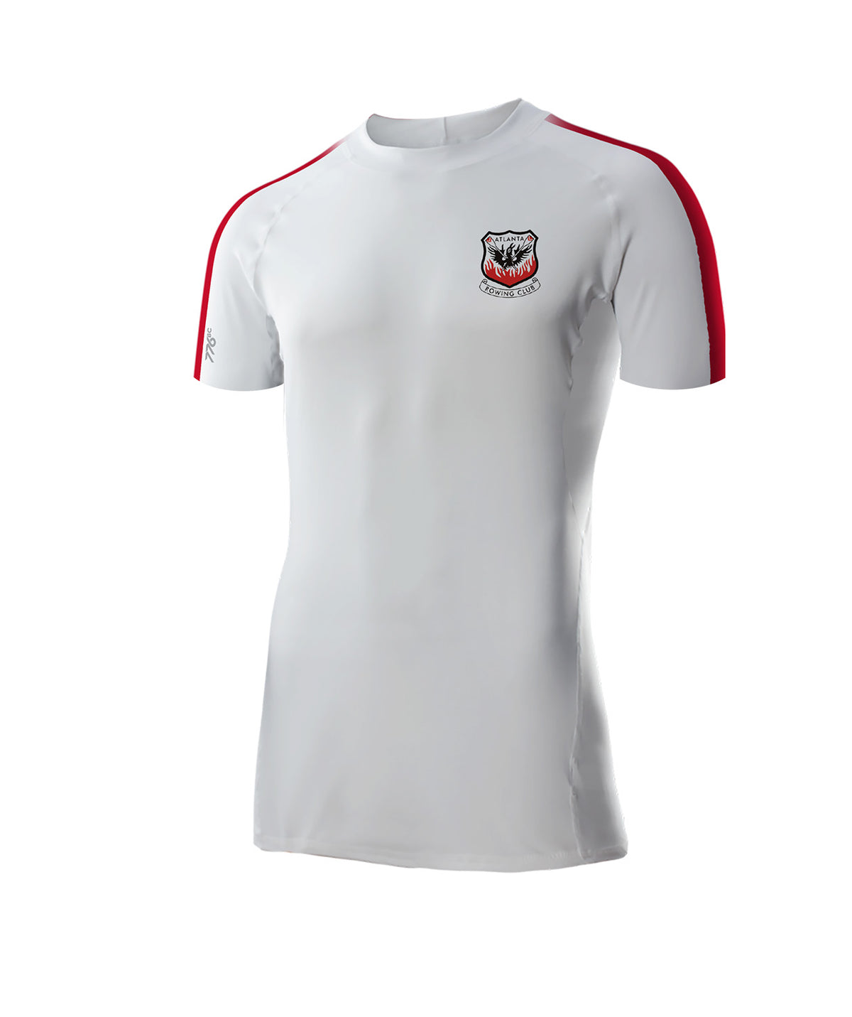 Men's Atlanta Rowing Base Layer SS - White/Red