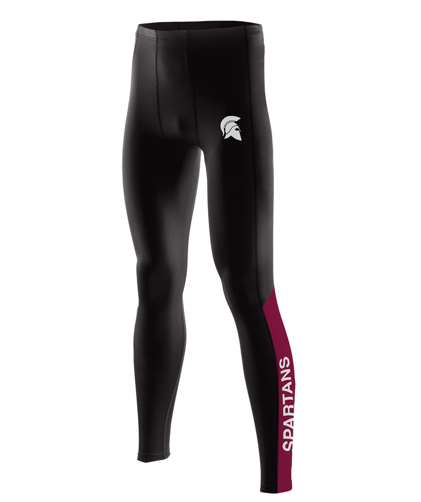 Men's Burnt Hills Streamline Tight - Black/Maroon
