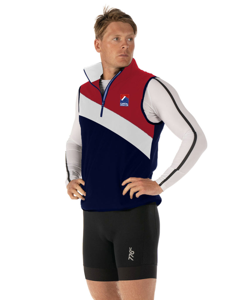 Men's Capital Rowing Club Masters Stratus Vest - Navy/Red