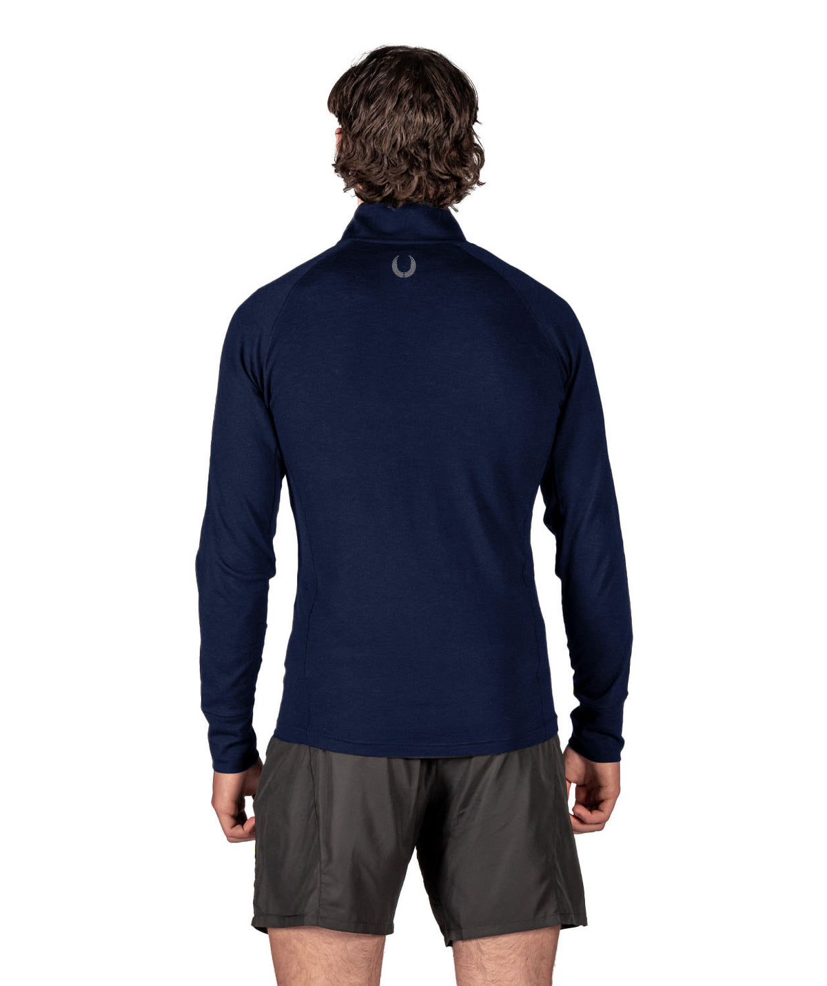 Men's Catawba Pro-Merino 1/4 Zip LS - Navy