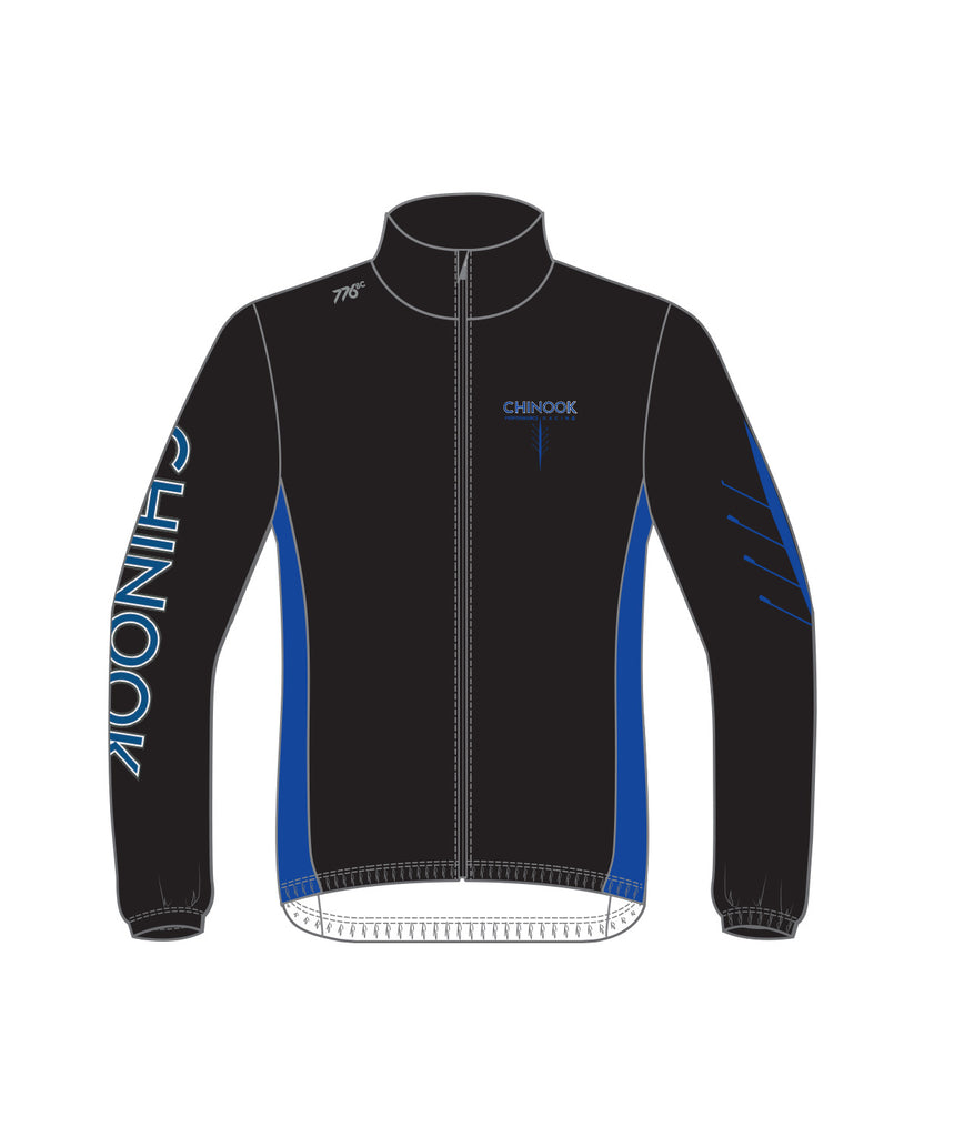 Men's Chinook Cirrostratus Wind Jacket - Black/Blue