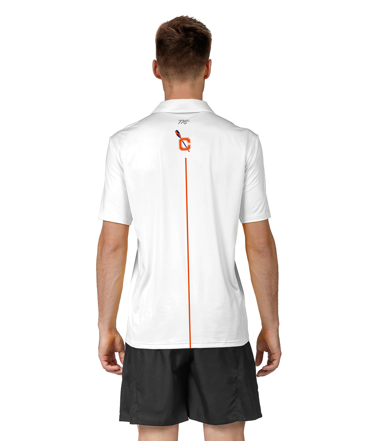 Men's Clemson Polo SS - White