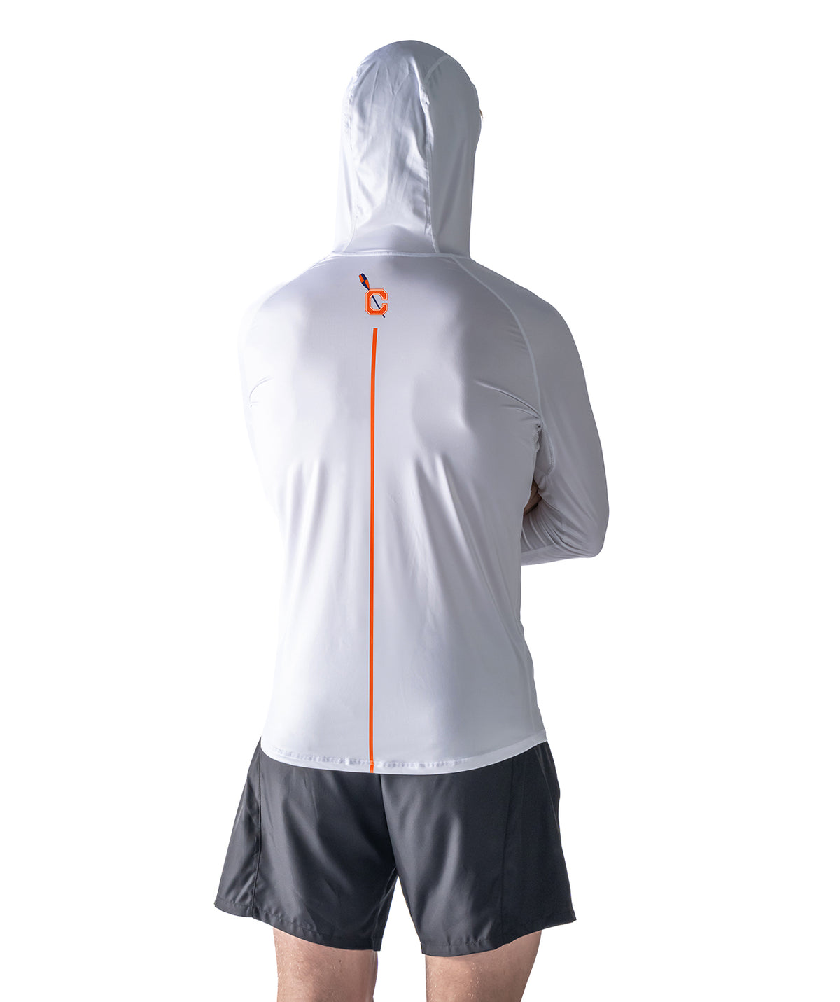 Men's Clemson UPF Hoodie - White