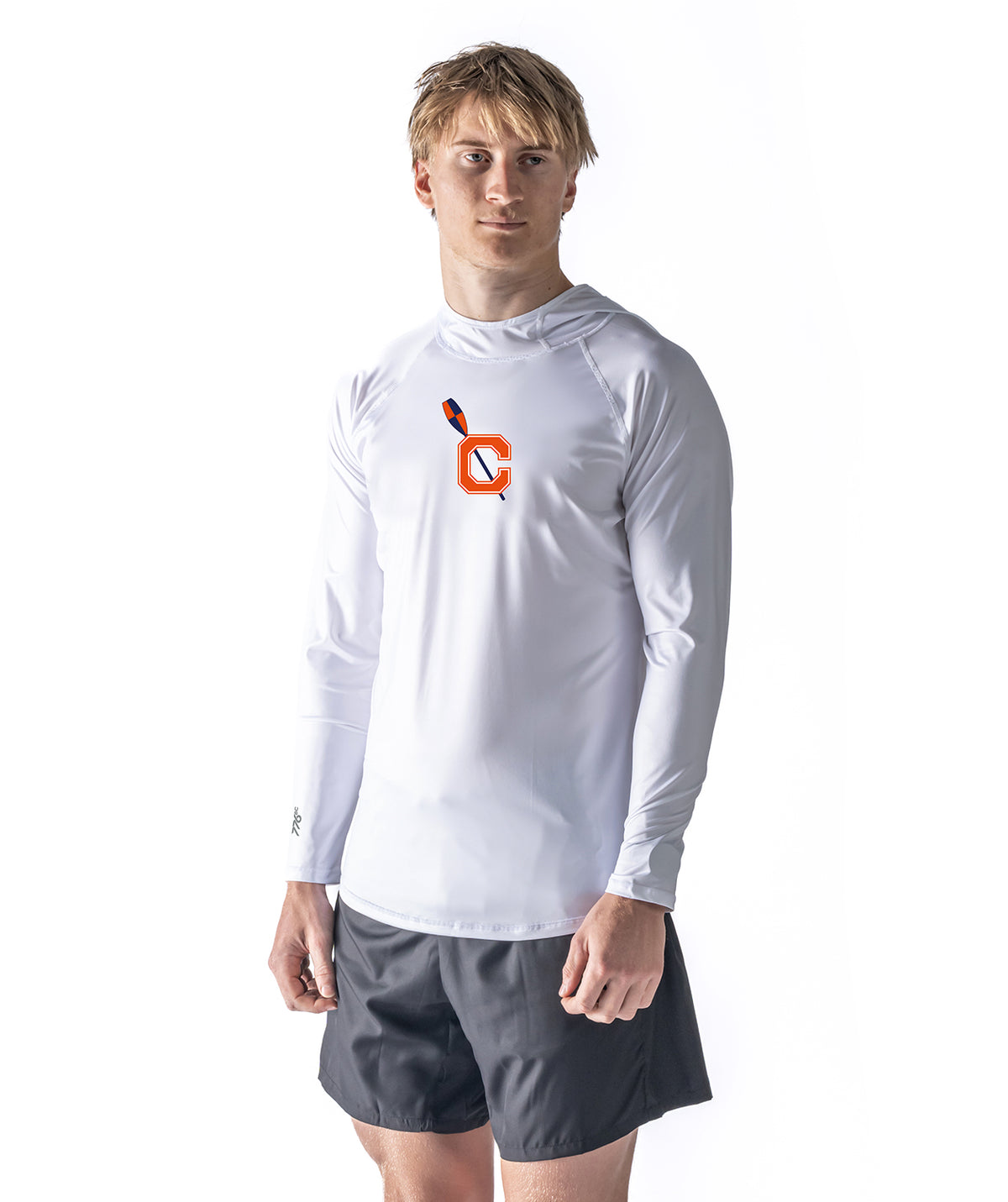 Men's Clemson UPF Hoodie - White