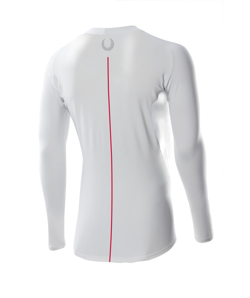 Men's Cornell University Lightweight Base Layer LS - White