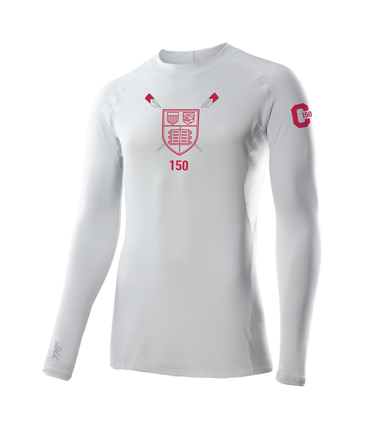 Men's Cornell University Lightweight Base Layer LS - White