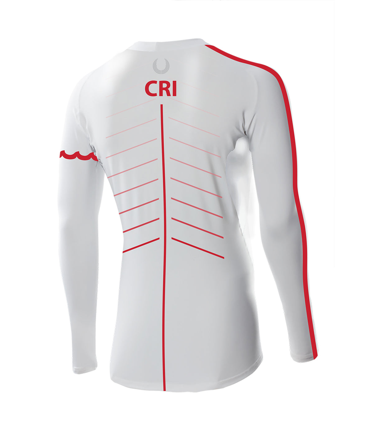 Men's CRI Varsity Base Layer LS - Red/White