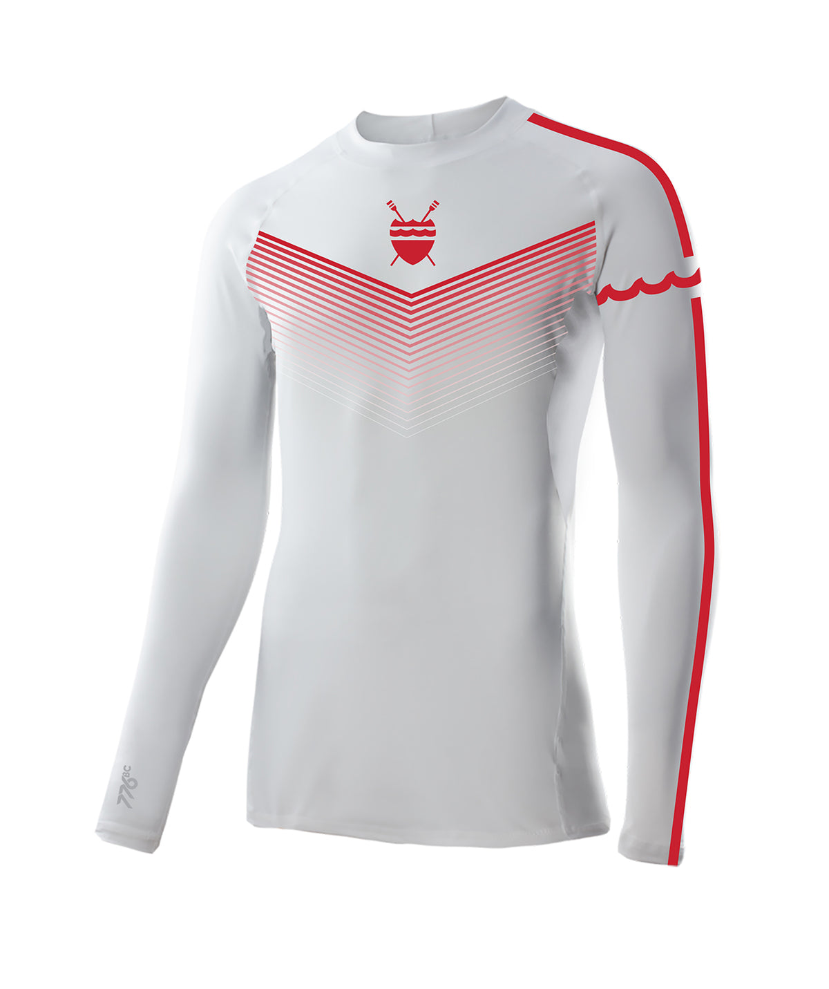 Men's CRI Varsity Base Layer LS - Red/White
