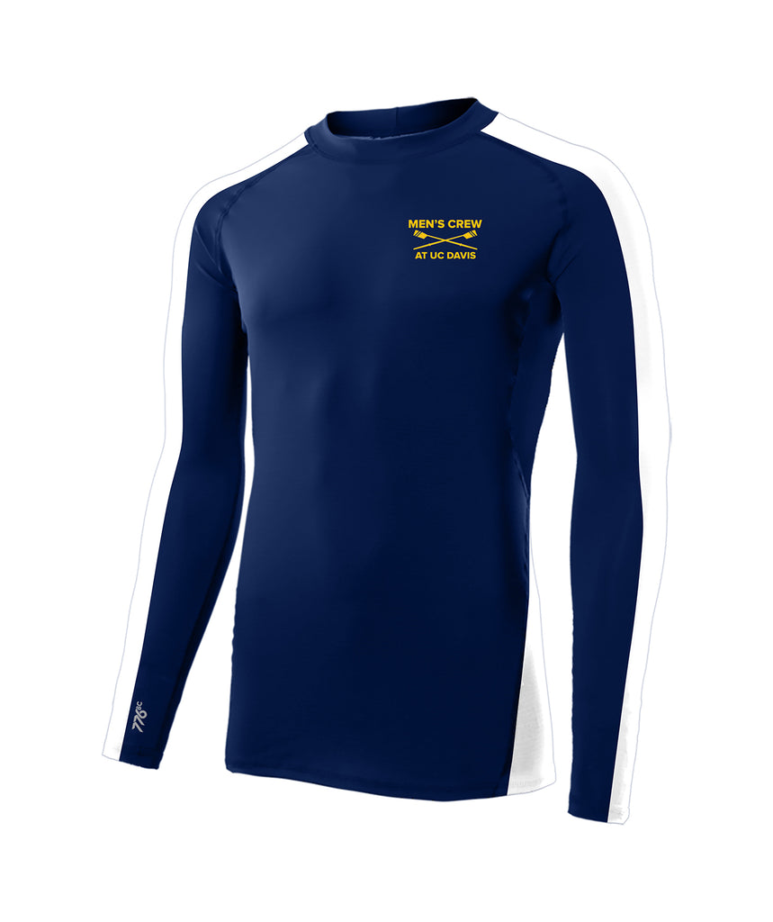 Men's UC Davis Base Layer LS - Navy