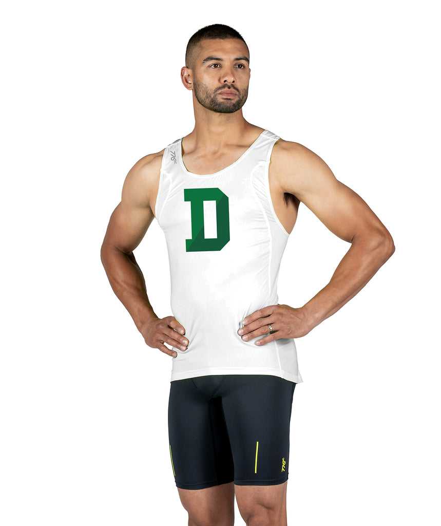 Men's Deerfield Race Tank - White