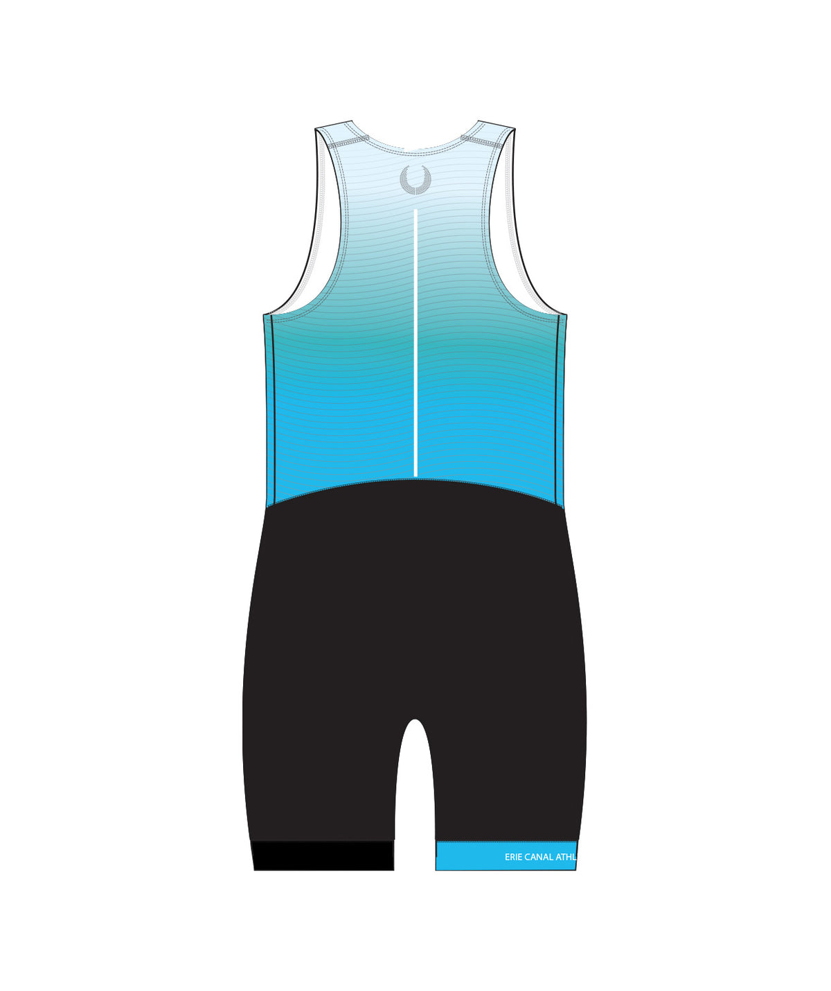 Men's Erie Canal Athletic Club Streamline Leg Band Unisuit - Blue/Black