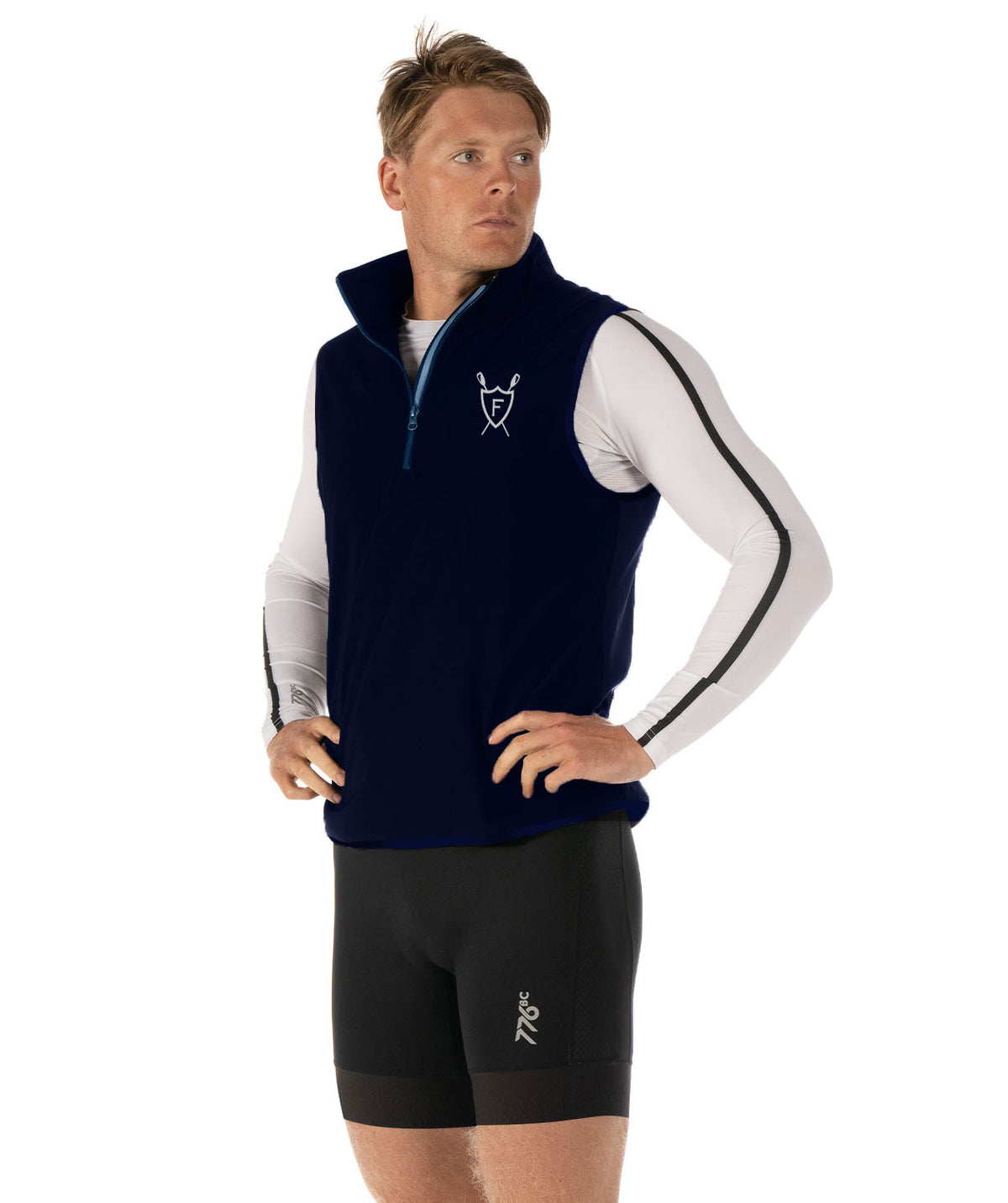 Men's Fairmount Rowing Stratus Vest - Navy