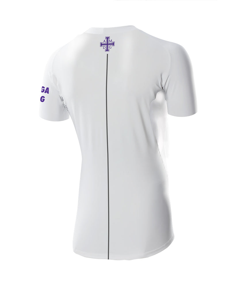 Men's Gonzaga College High School Base Layer SS - White