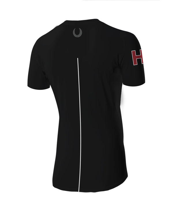 Men's Harvard Heavyweight Base Layer SS - Black/Red