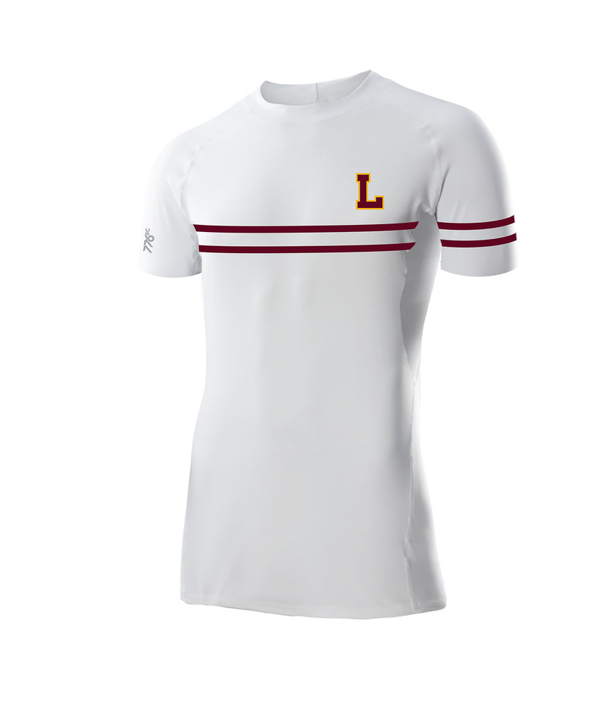 Men's Lakeside School Base Layer SS - White