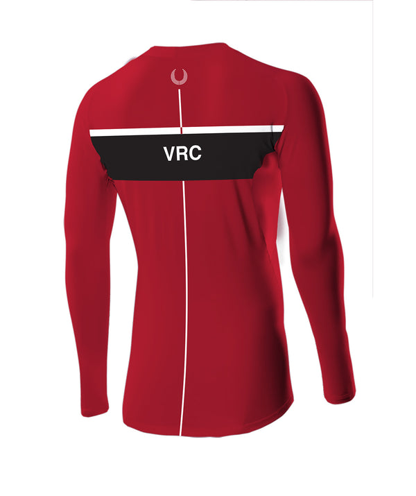 Men's Vancouver Rowing Club Base Layer LS - Red/Black