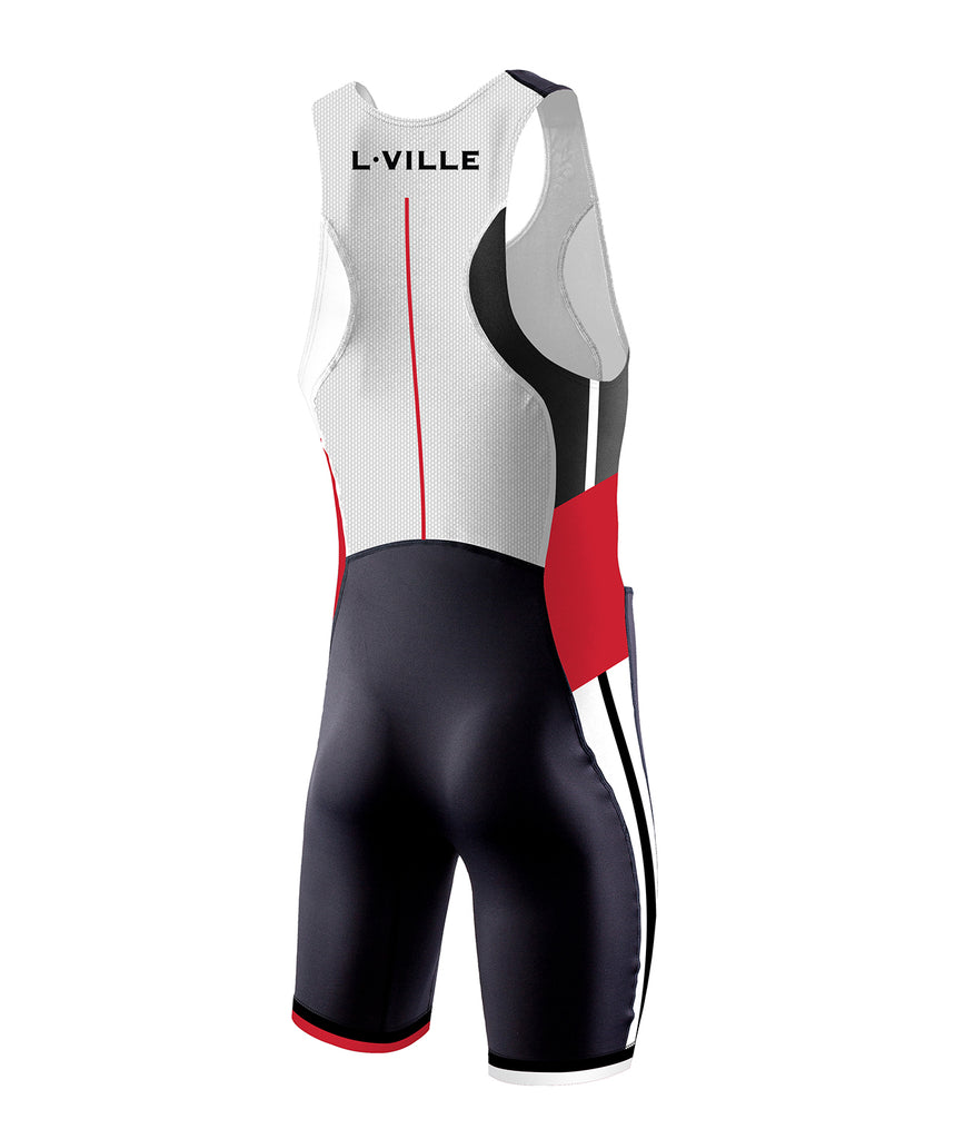 Men's Lawrenceville Pro Unisuit - Black/Red