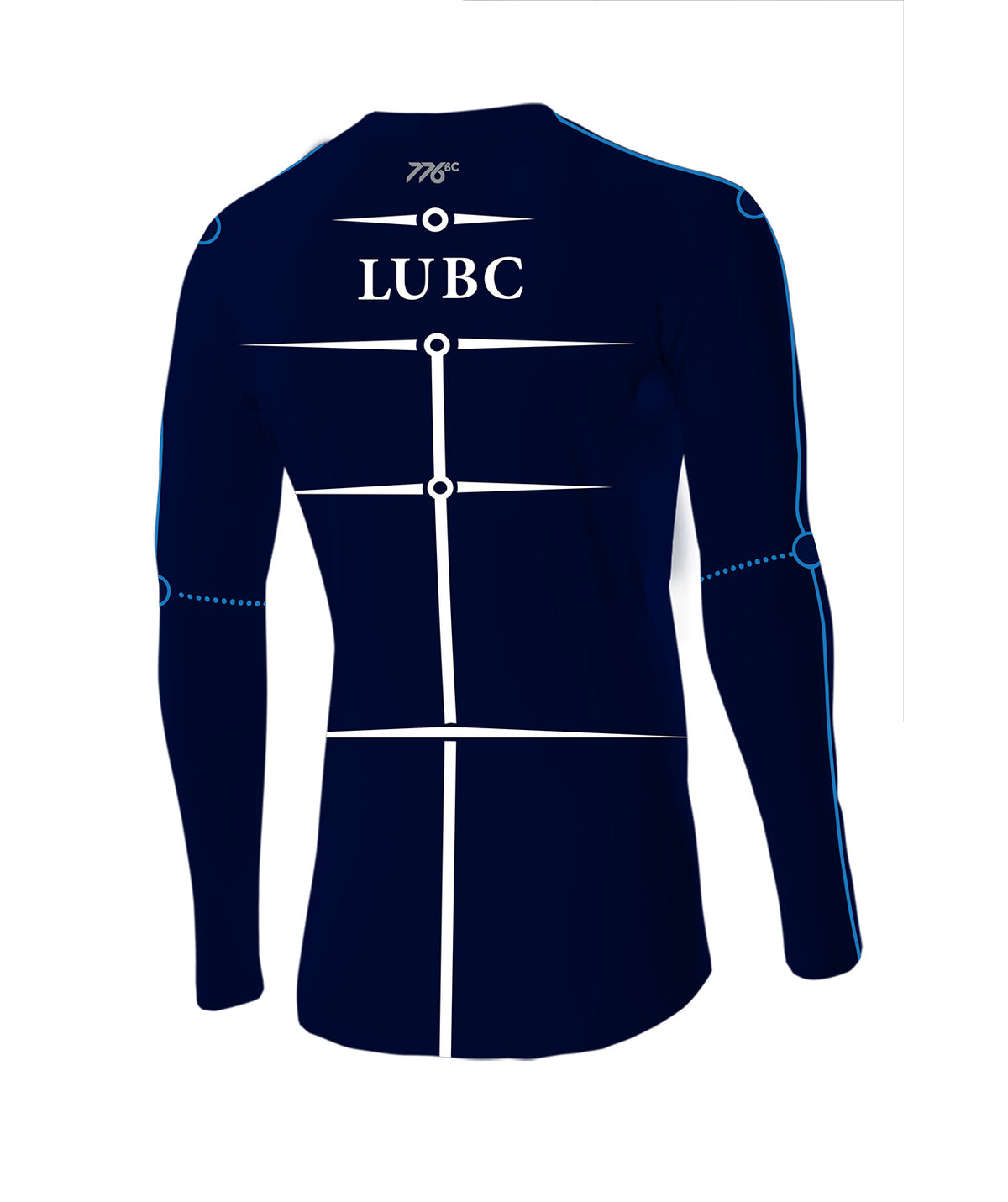 Men's Liverpool University Boat Club  Motion Base Layer LS - Navy