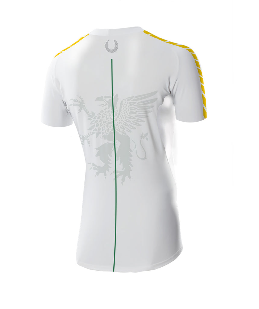 Men's L&N Stem Academy Base Layer SS - White/Green/Yellow