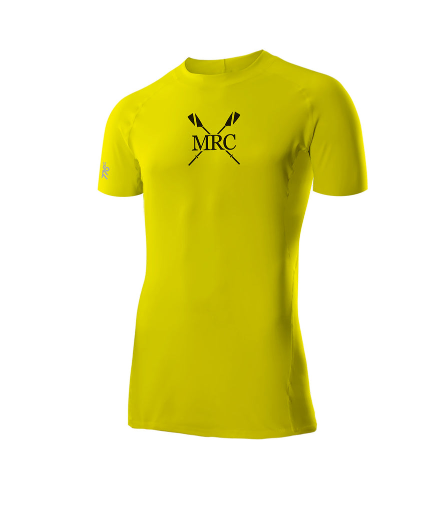 Men's Maritime Rowing Club Base Layer SS - Neon Yellow