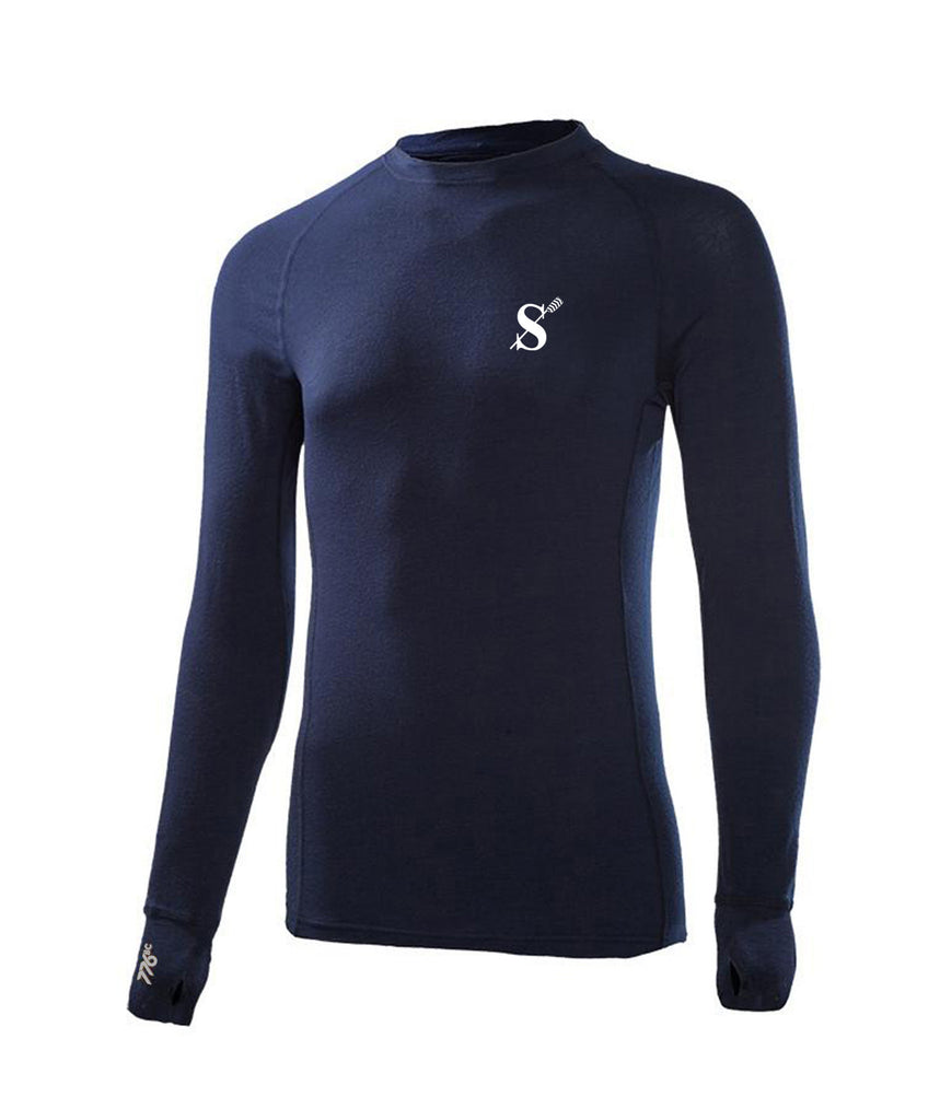 Men's Saratoga Pro-Merino Crew LS - Navy