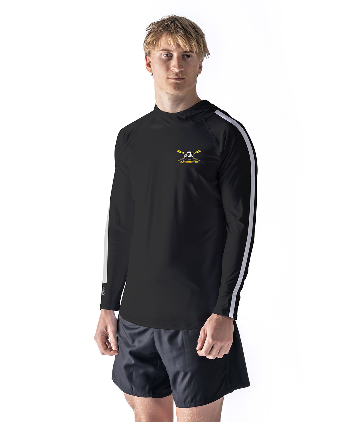 Men's Molesey Sun Hoodie LS - Black
