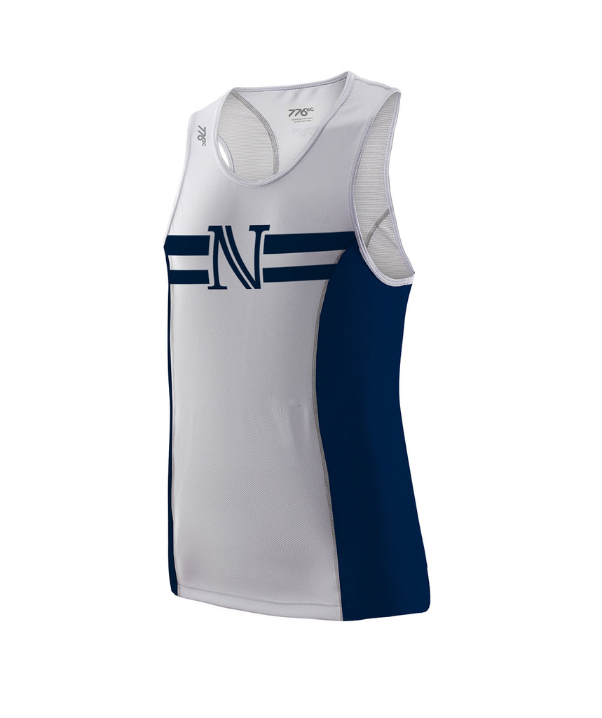 Men's Narragansett Boat Club Performance Tank - Navy/White