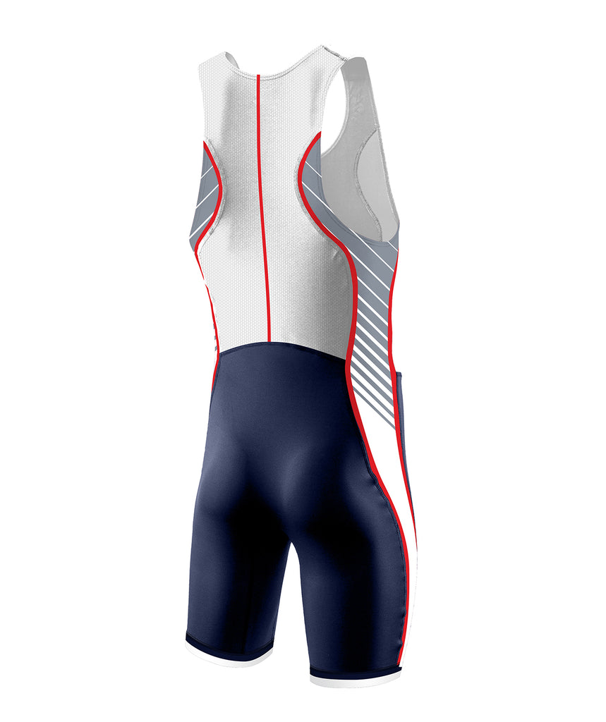 Men's Newport Rowing Club Pro Unisuit - Navy/White