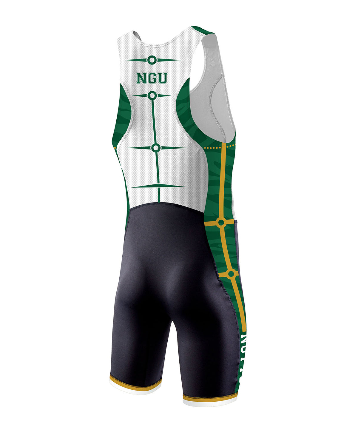 Men's University Of Nottingham Boat Club Motion Pro Pro Unisuit - Green/Black