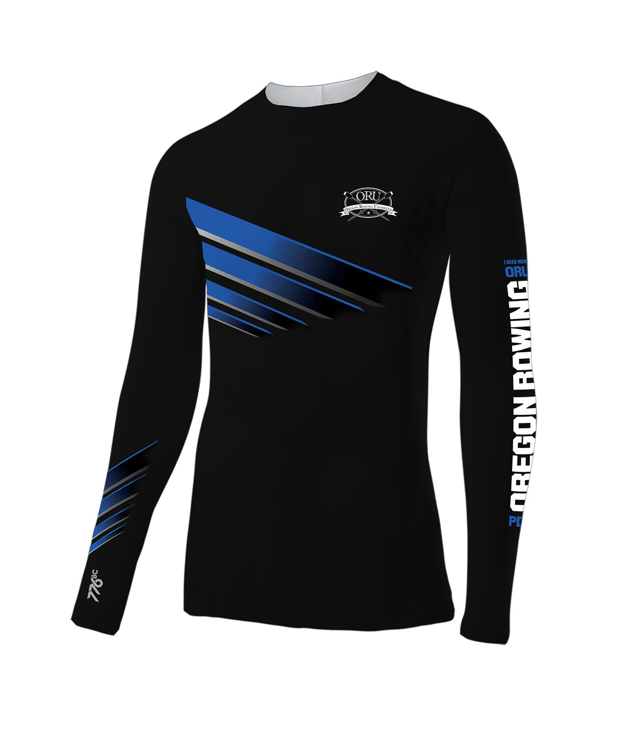 Men's Oregon Rowing Unlimited Base Layer LS - Black