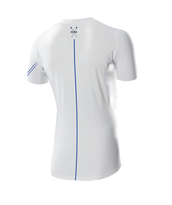 Men's Pelham Community Rowing Association Base Layer SS - White