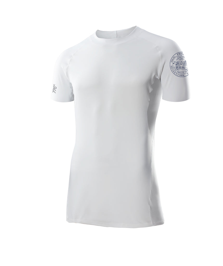 Men's Phillips Academy Andover Base Layer Ss - White