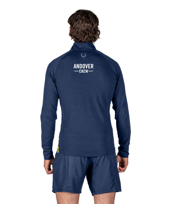 Men's Phillips Academy Andover Pro-Merino 1/4 Zip Ls - Navy