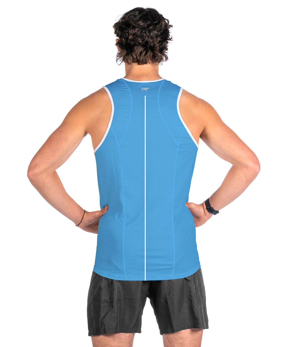 Men's Port Jefferson Rowing Club Performance Tank - Blue