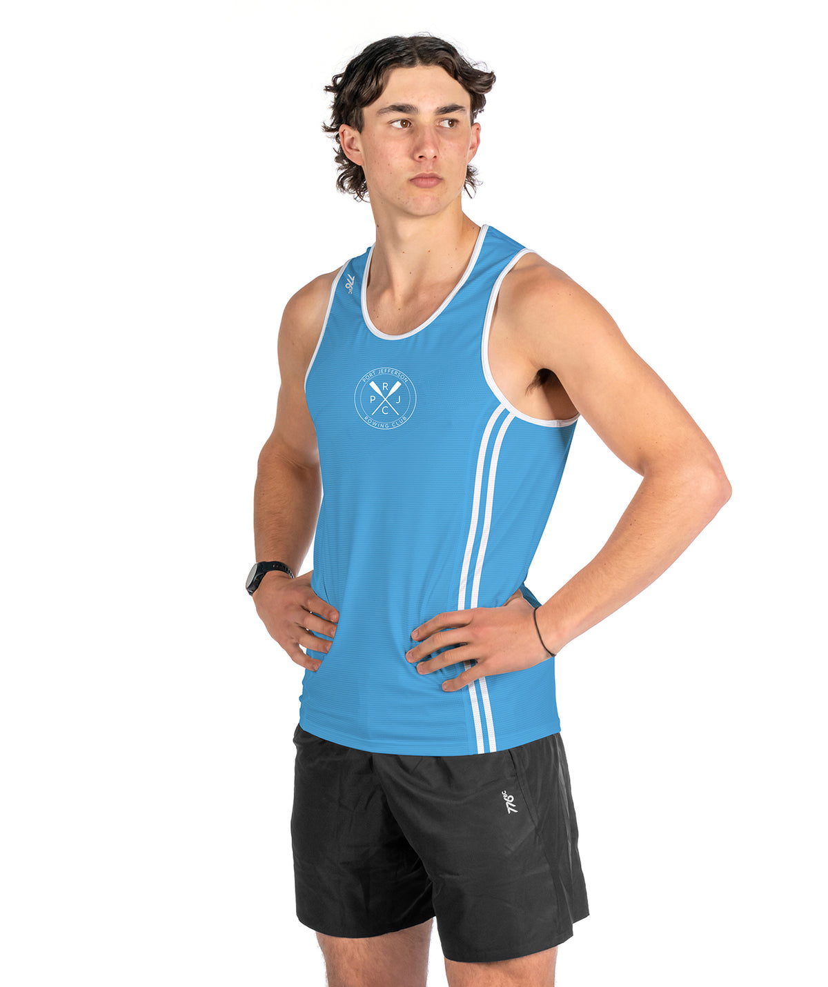 Men's Port Jefferson Rowing Club Performance Tank - Blue