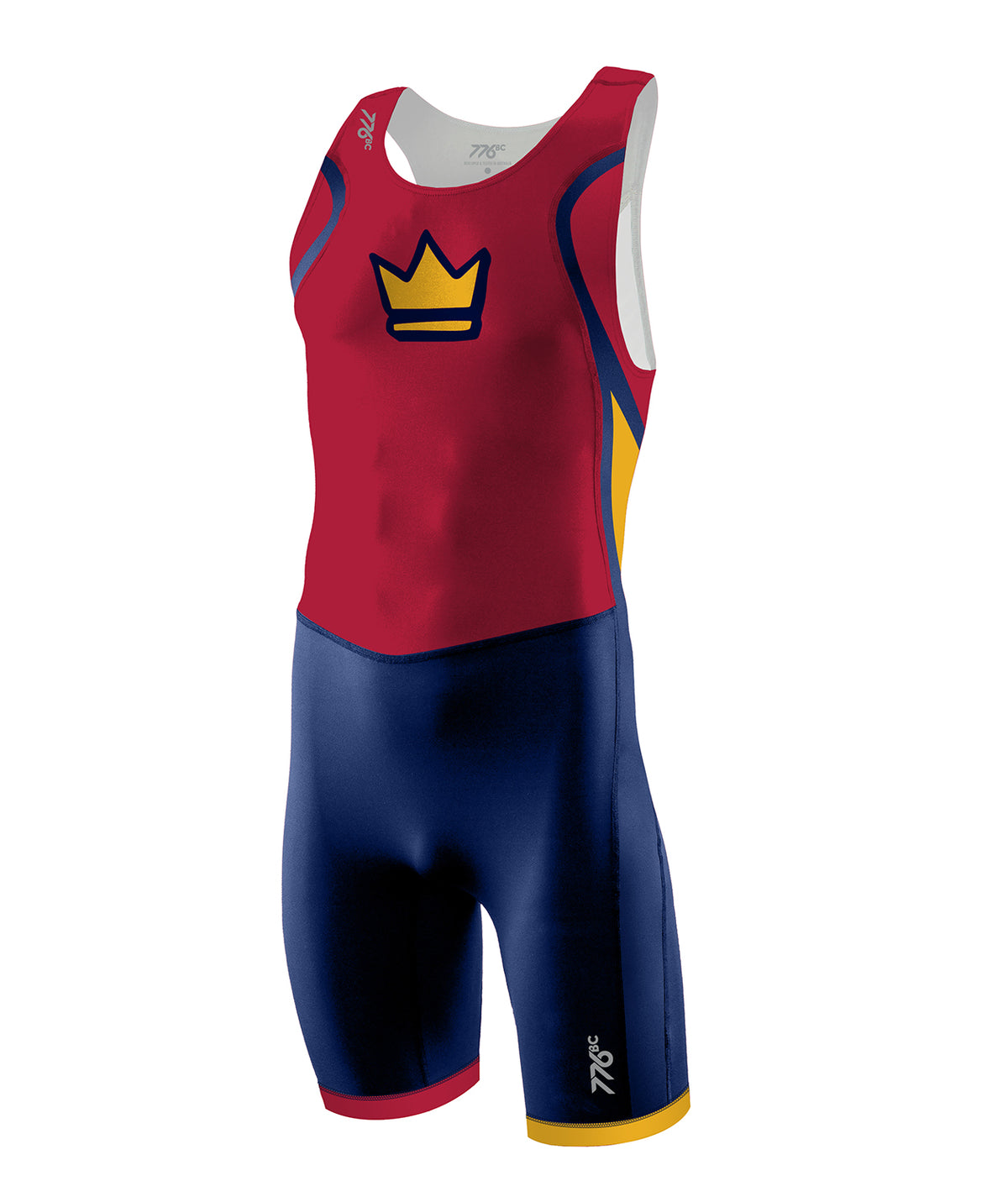 Men's Queen's Rowing Club Pro Unisuit - Navy/Red