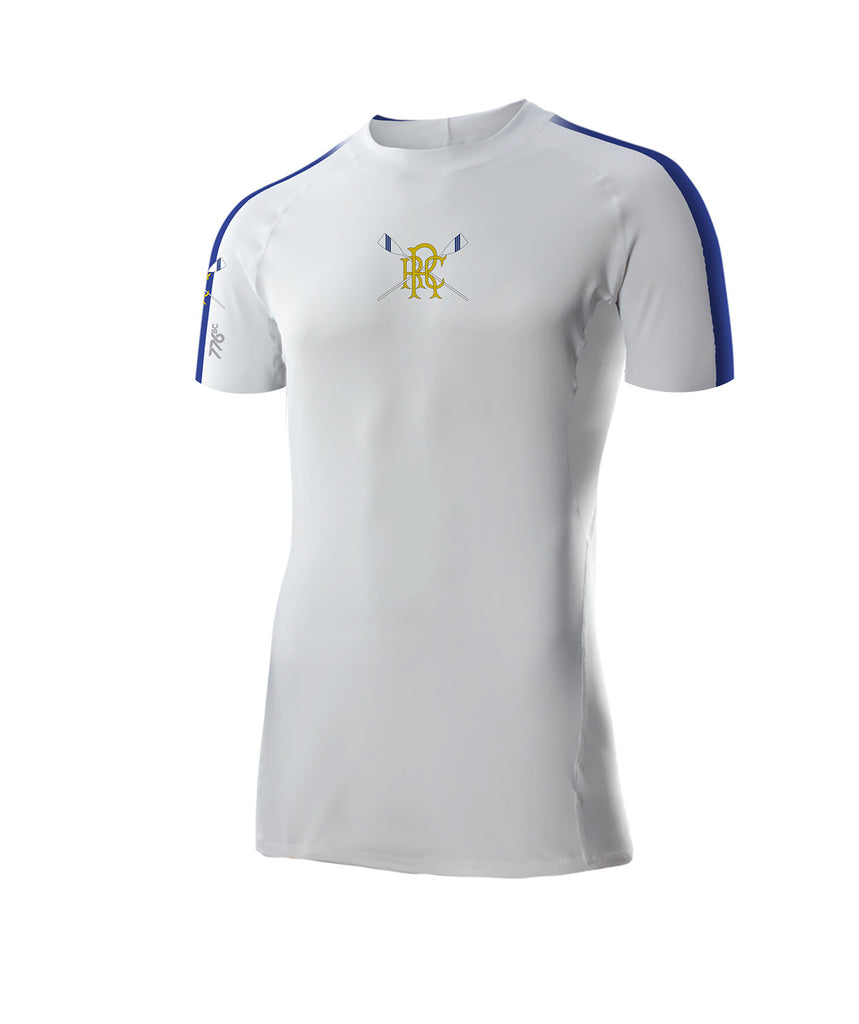 Men's Reading Base Layer SS - White/Blue