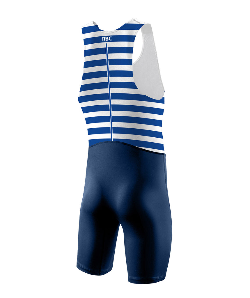 Men's Riverside Boat Club Streamline Unisuit - Blue/White