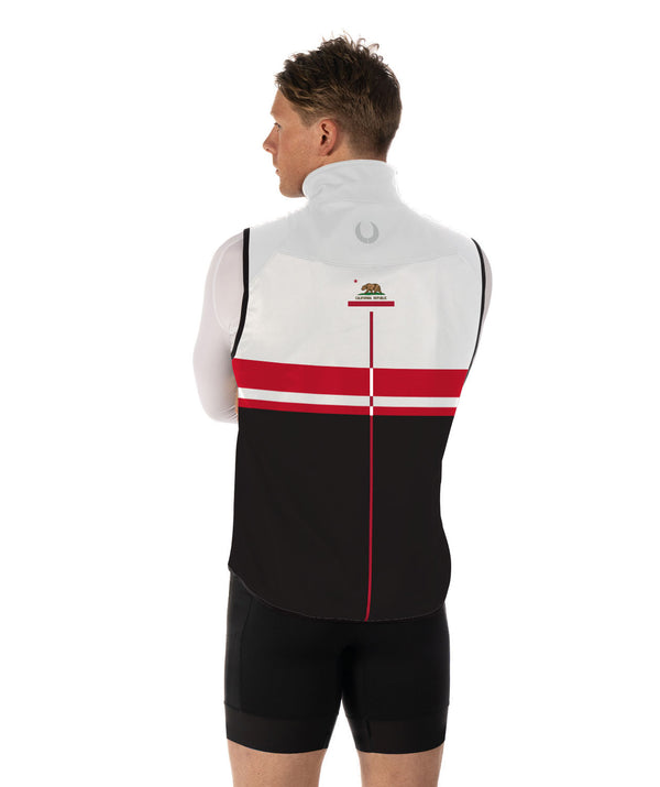 Men's San Diego Rowing Club Masters Stratus Vest - Black/White/Red
