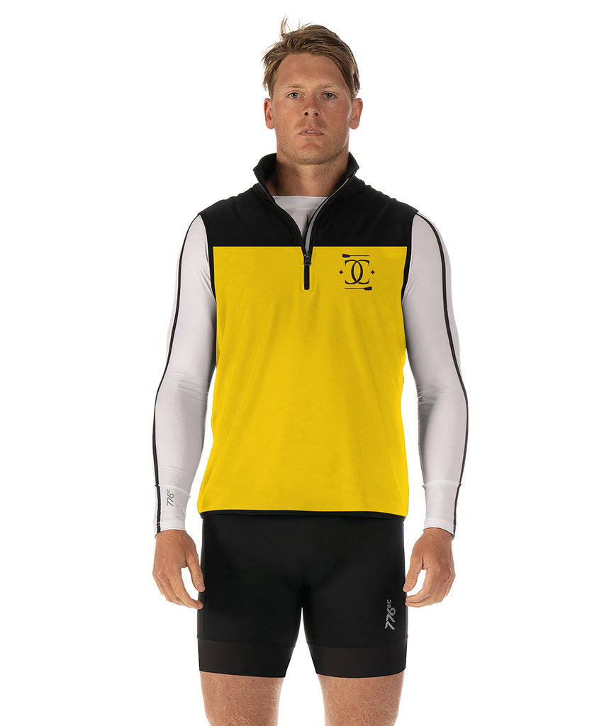 Men's College Club Seattle Stratus Vest - Black/Yellow