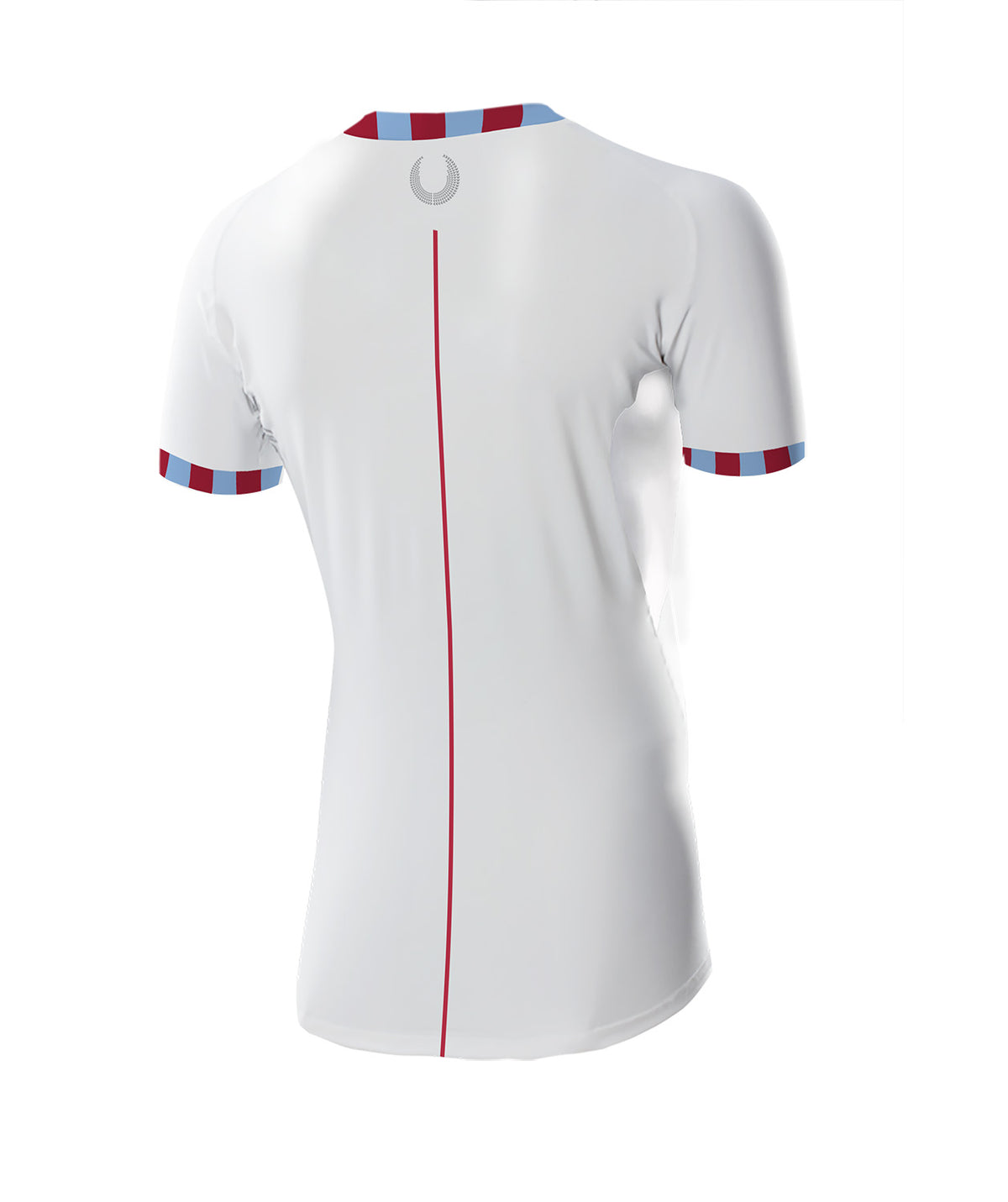 Men's St Catherines College Base Layer SS - White/Maroon/Blue