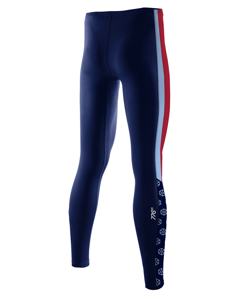 Men's St Catherines College Streamline Tight - Navy/Maroon/Blue